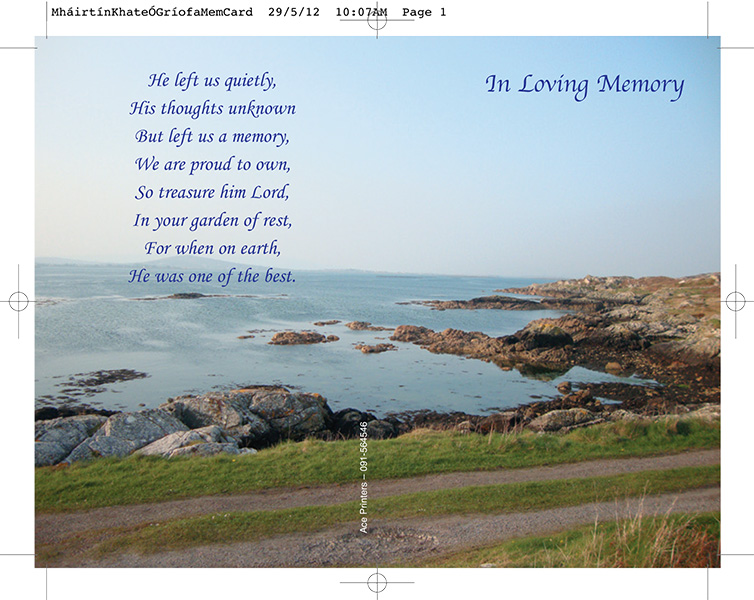 Memoriam Card